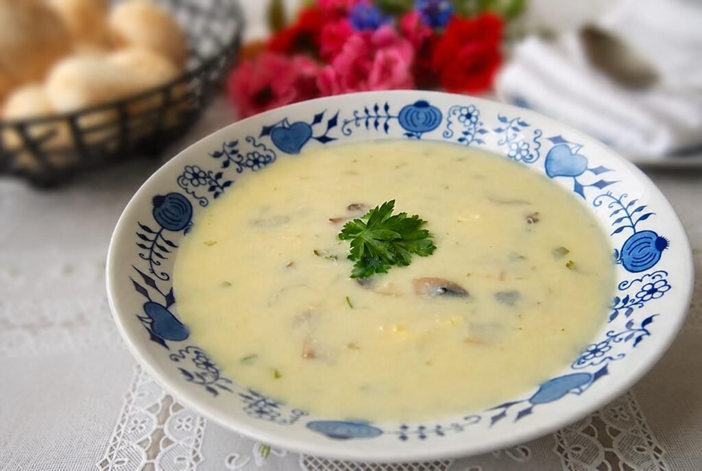 Mushroom Soup – Žampionová polévka